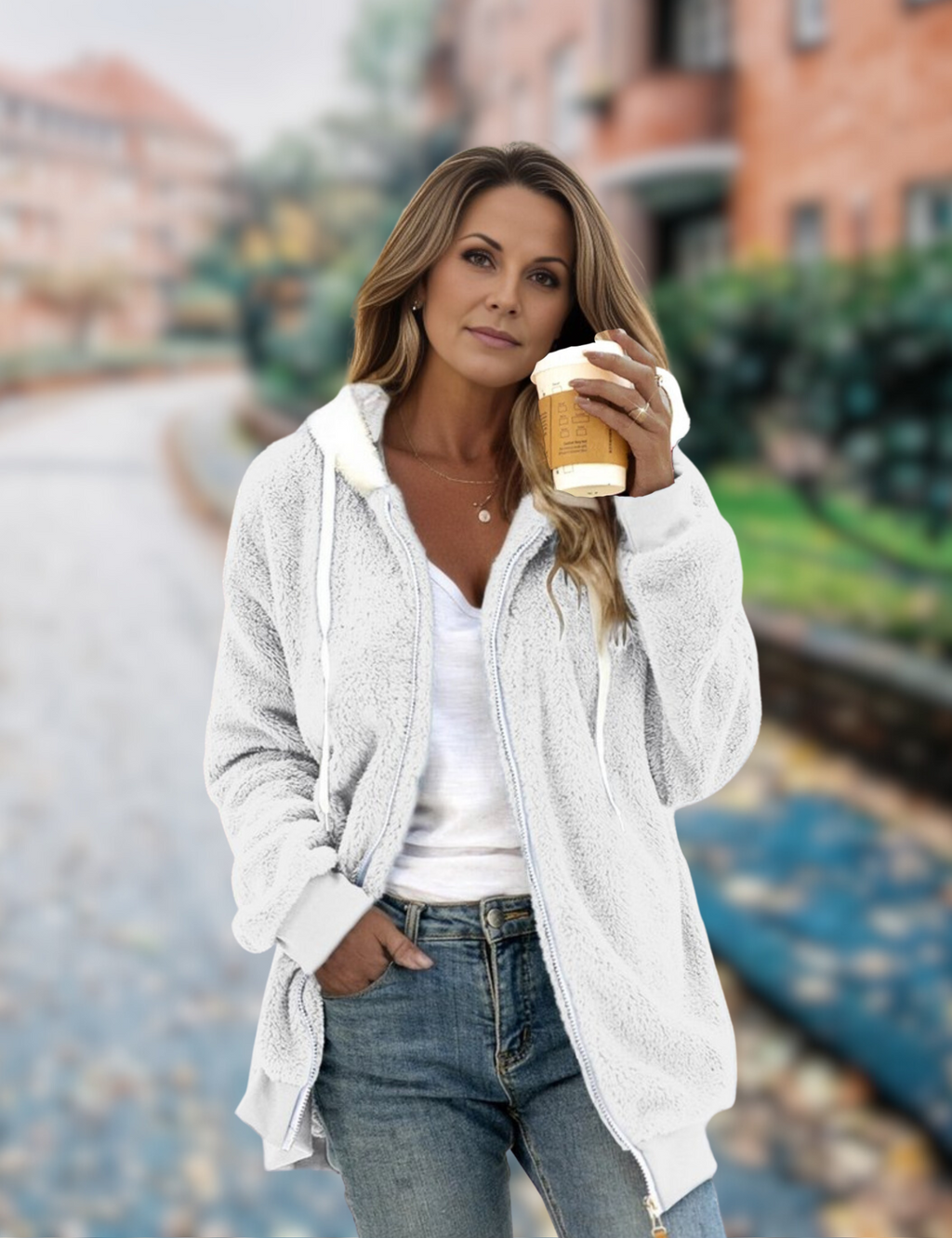 Valenzora Jacket | Comfortable fleece jacket for women