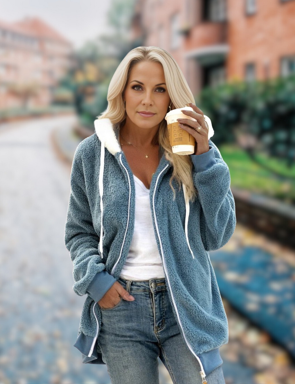Valenzora Jacket | Comfortable fleece jacket for women