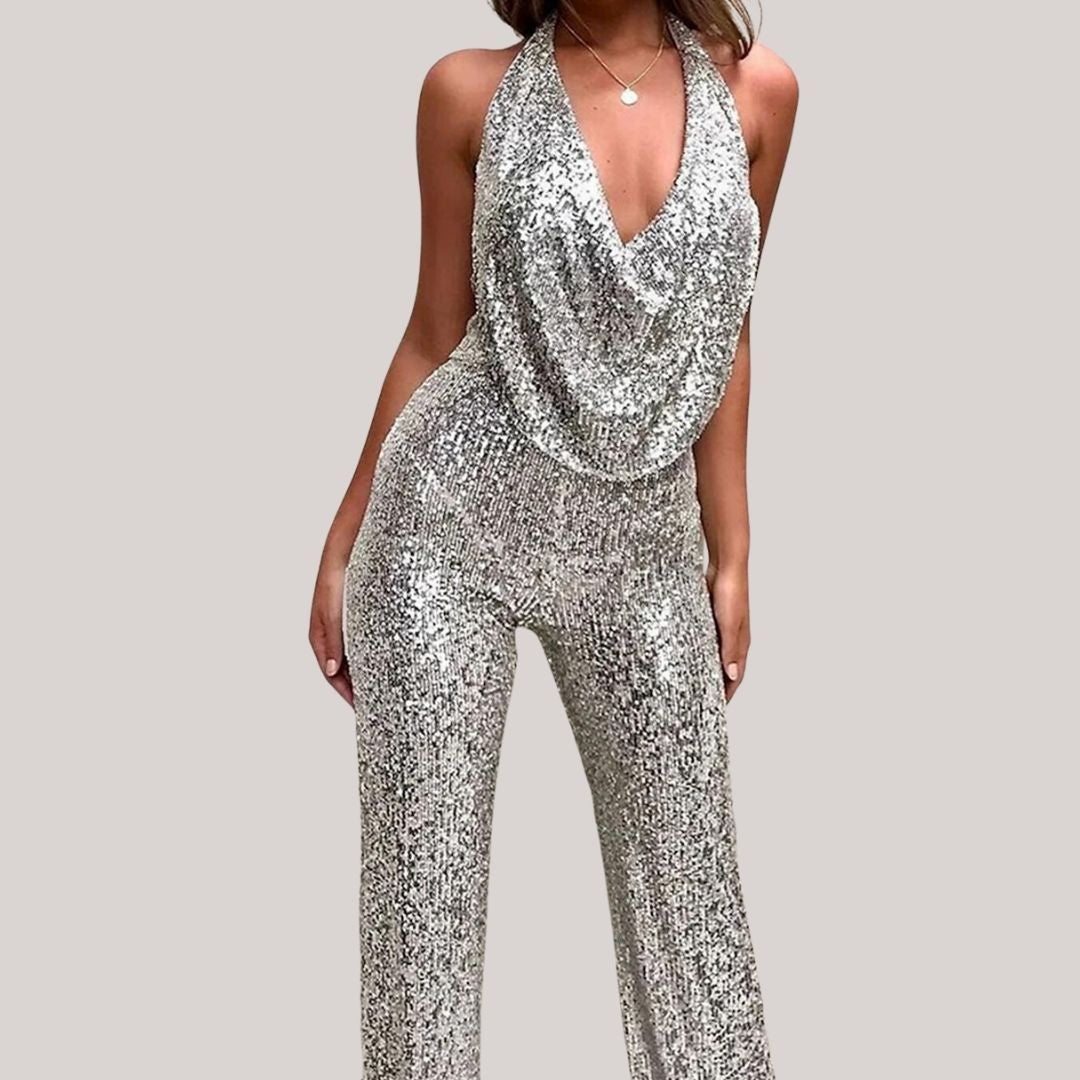 Valenzora | Elegant glitter jumpsuit