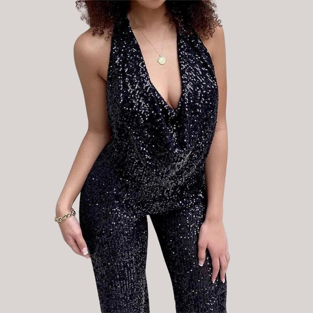 Valenzora | Elegant glitter jumpsuit