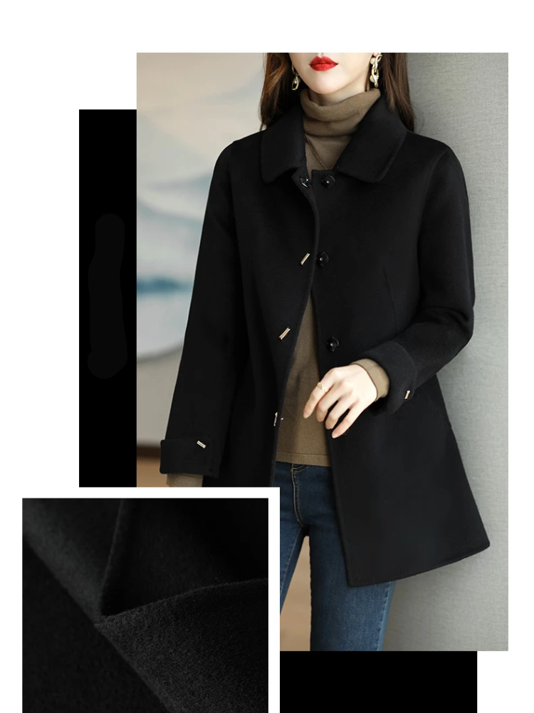 Valenzora | Klassischer Trenchcoat mit Reverskragen