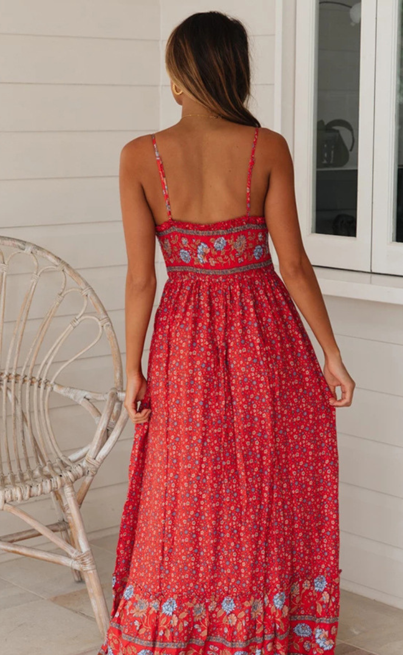 Boho-Trägerkleid