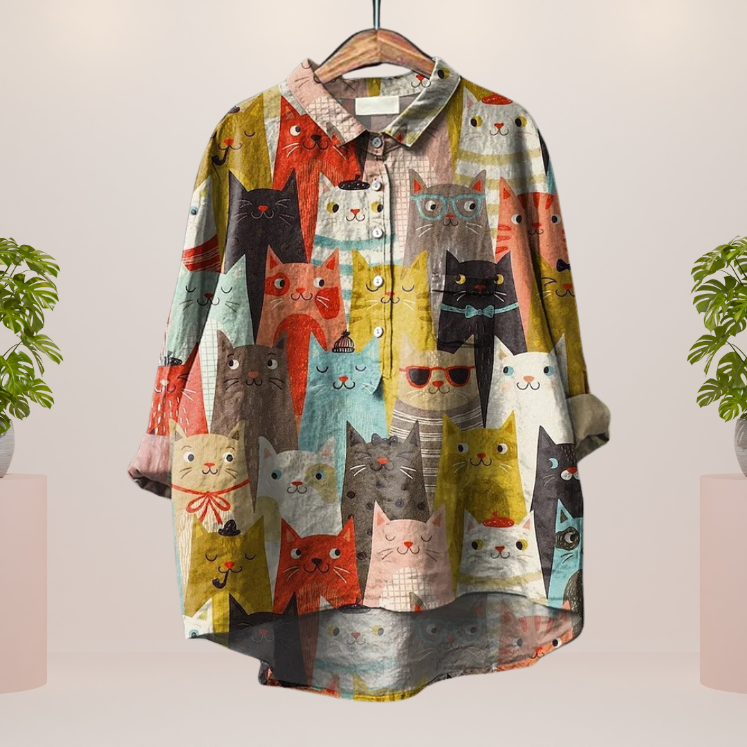 Valenzora | Exklusives Damenshirt mit Kunstdruck
