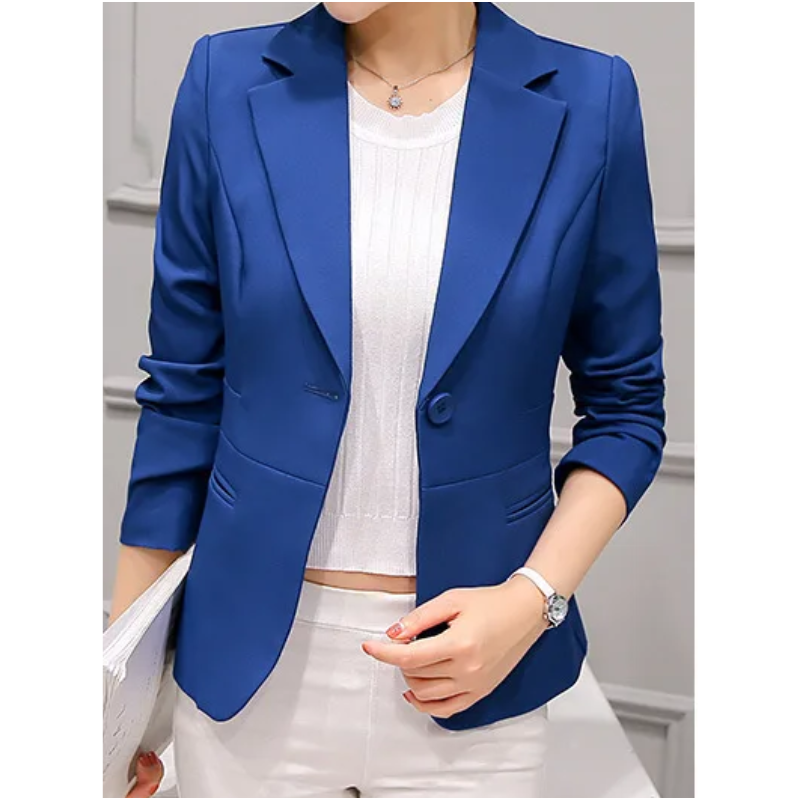 Valenzora | Eleganter Damen-Blazer mit langen Ärmeln. Perfekt fürs Büro.