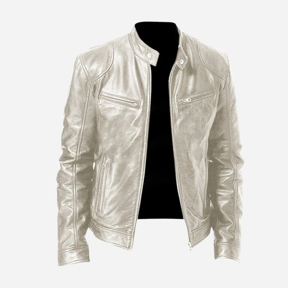 Valenzora | Stylische Motorrad-Lederjacke