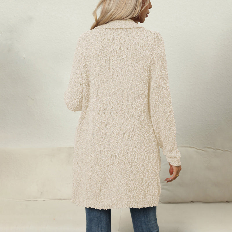 Valenzora | Lässiger einfarbiger Cardigan