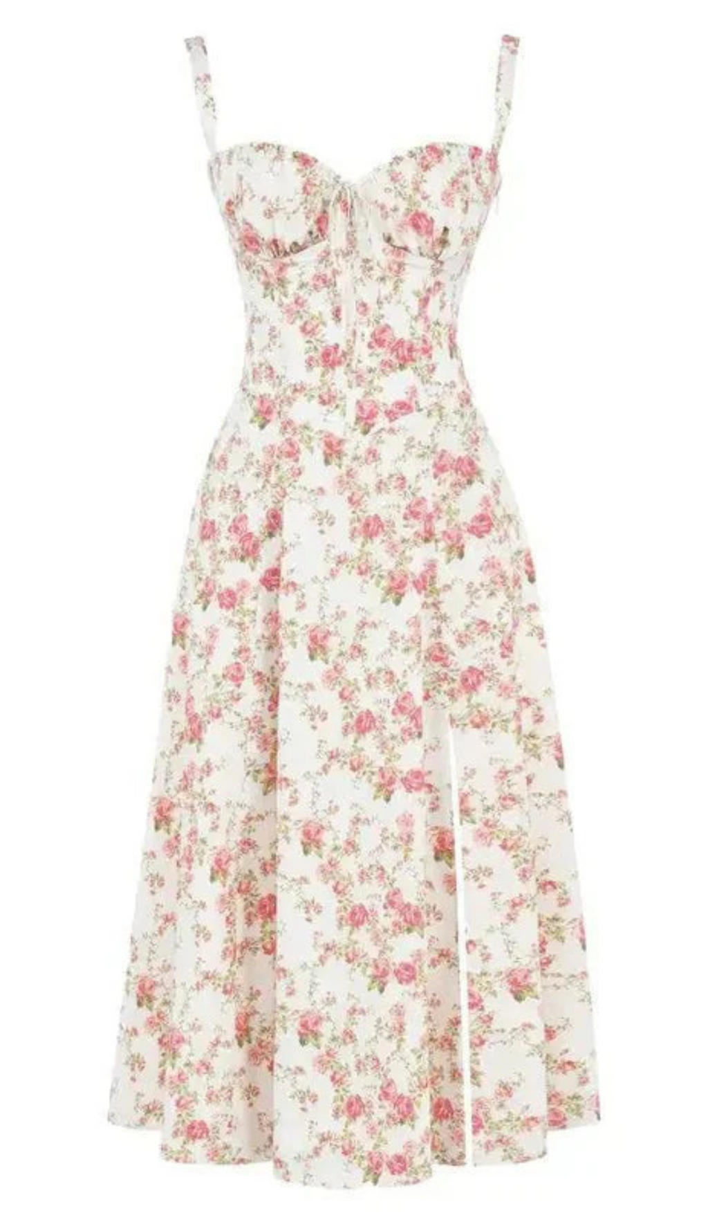 Valenzora | Geblümtes Midikleid für Damen