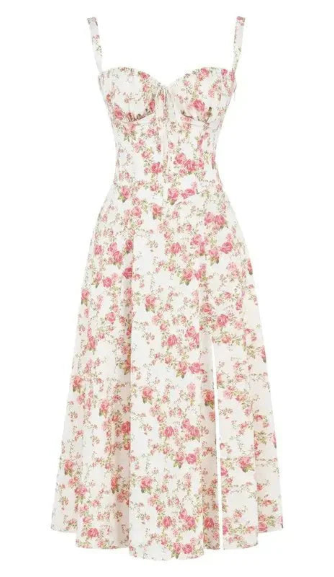 Valenzora | Geblümtes Midikleid für Damen