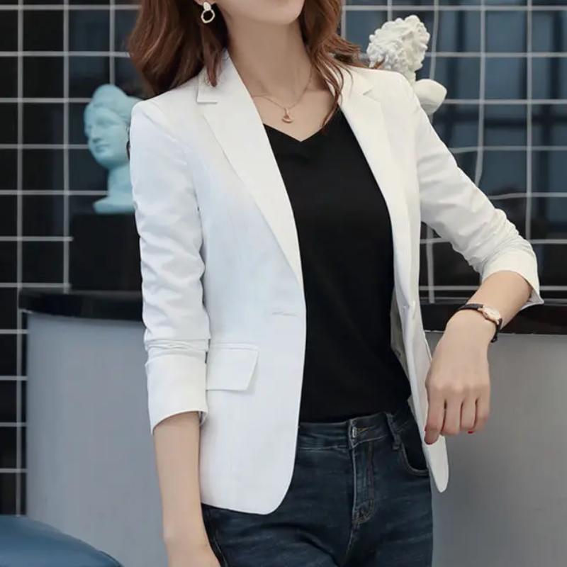 Valenzora | Eleganter Damenblazer mit langen Ärmeln, ideal für die Arbeit