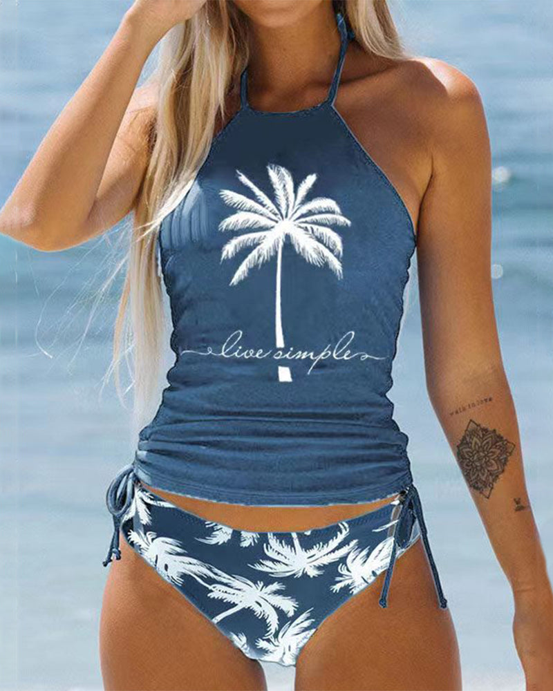 Valenzora | Bikini-Set mit Palmenmotiv
