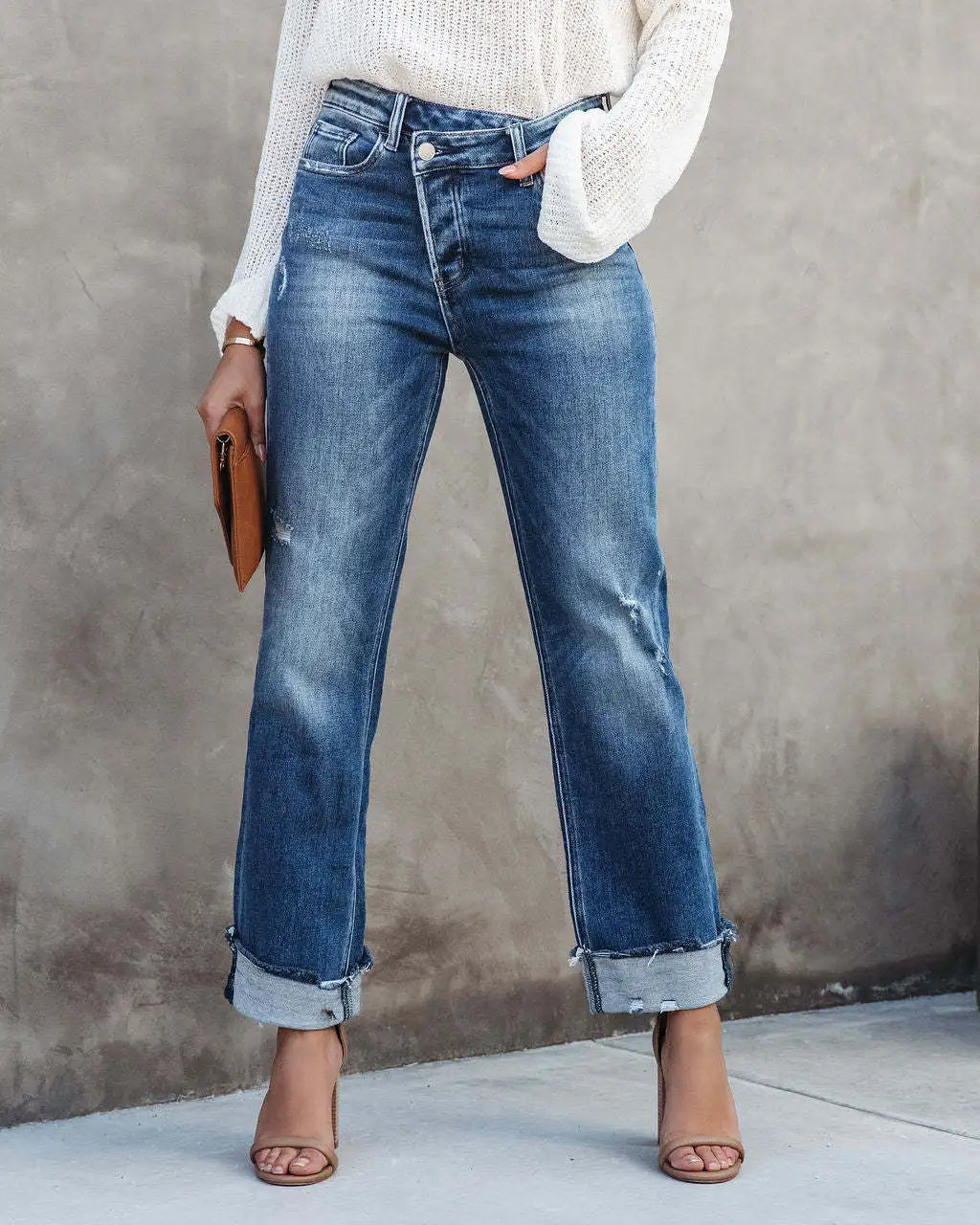 Valenzora | Trendige High-Waist-Jeans