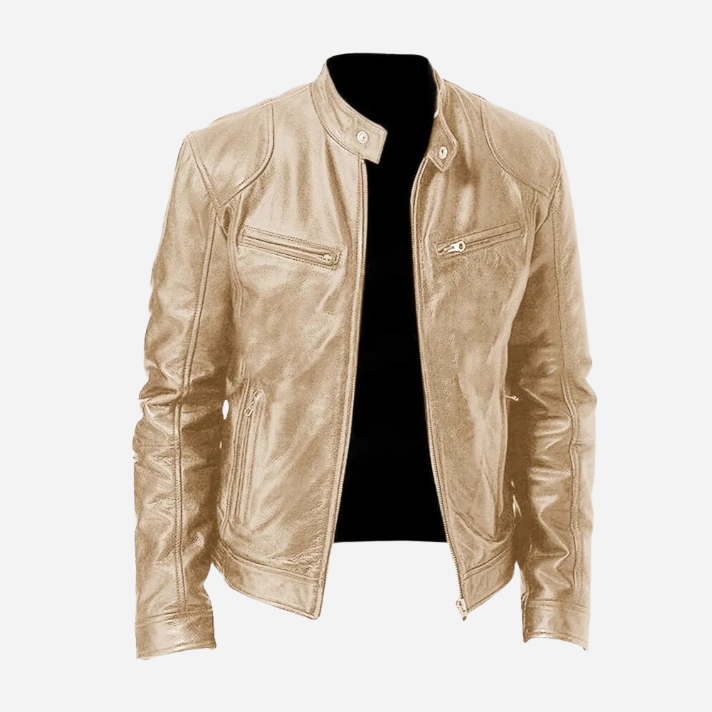 Valenzora | Stylish Moto Leather Jacket