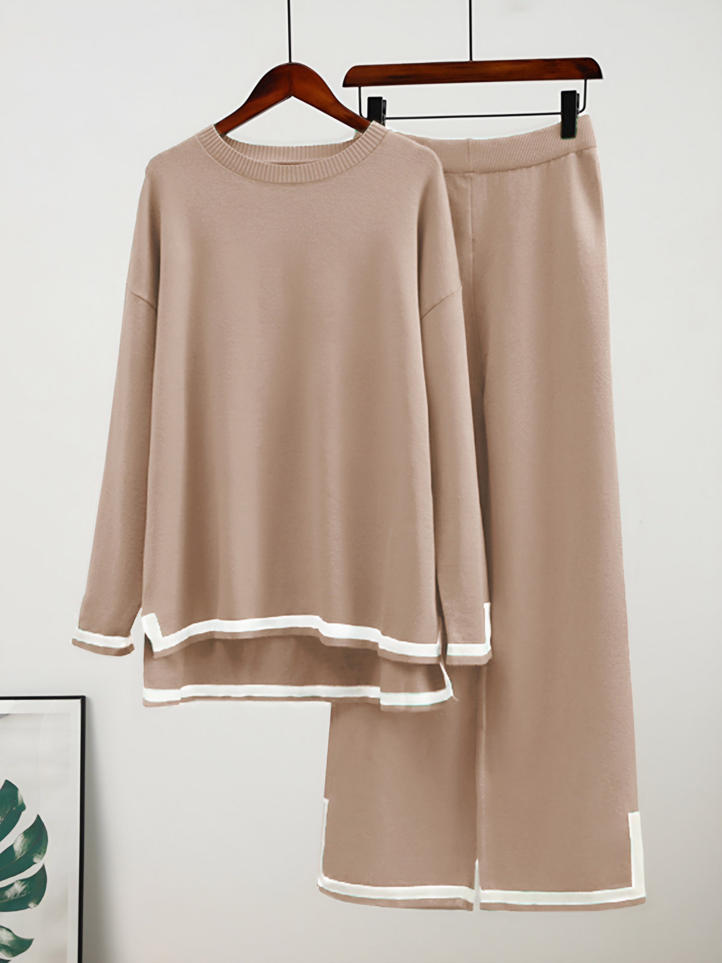 Valenzora Elastic Knit Lounge Set