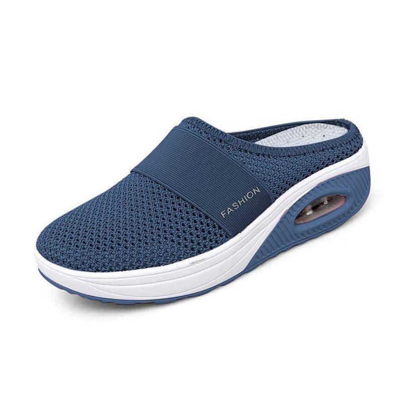 Smooth mesh sandals for women