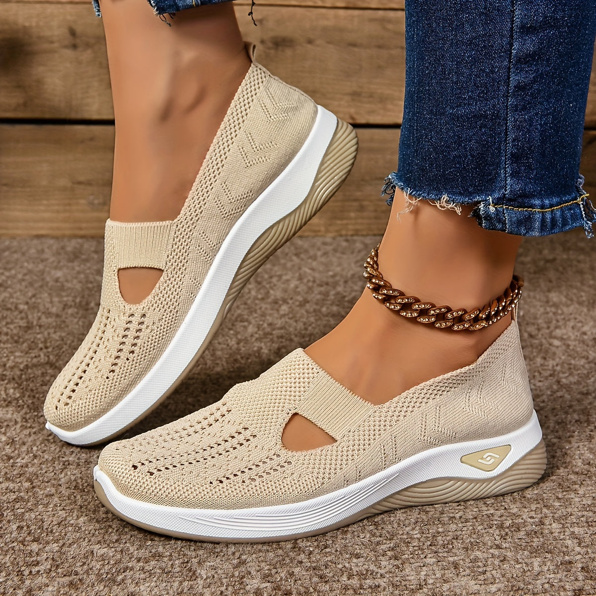 Valenzora | Atmungsaktive orthopädische Slip-On-Sneaker für Damen