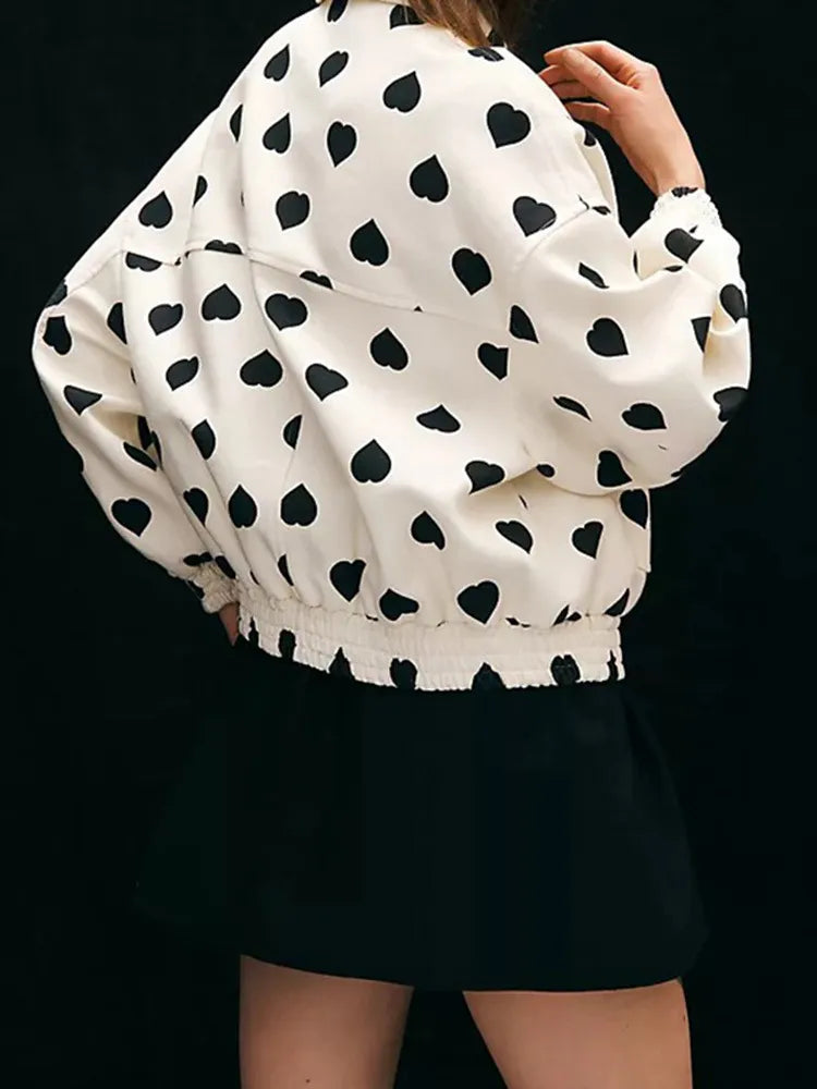 Valenzora | Jacket with heart print