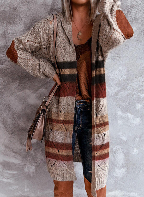 Valenzora | Fashionable cardigan with hood