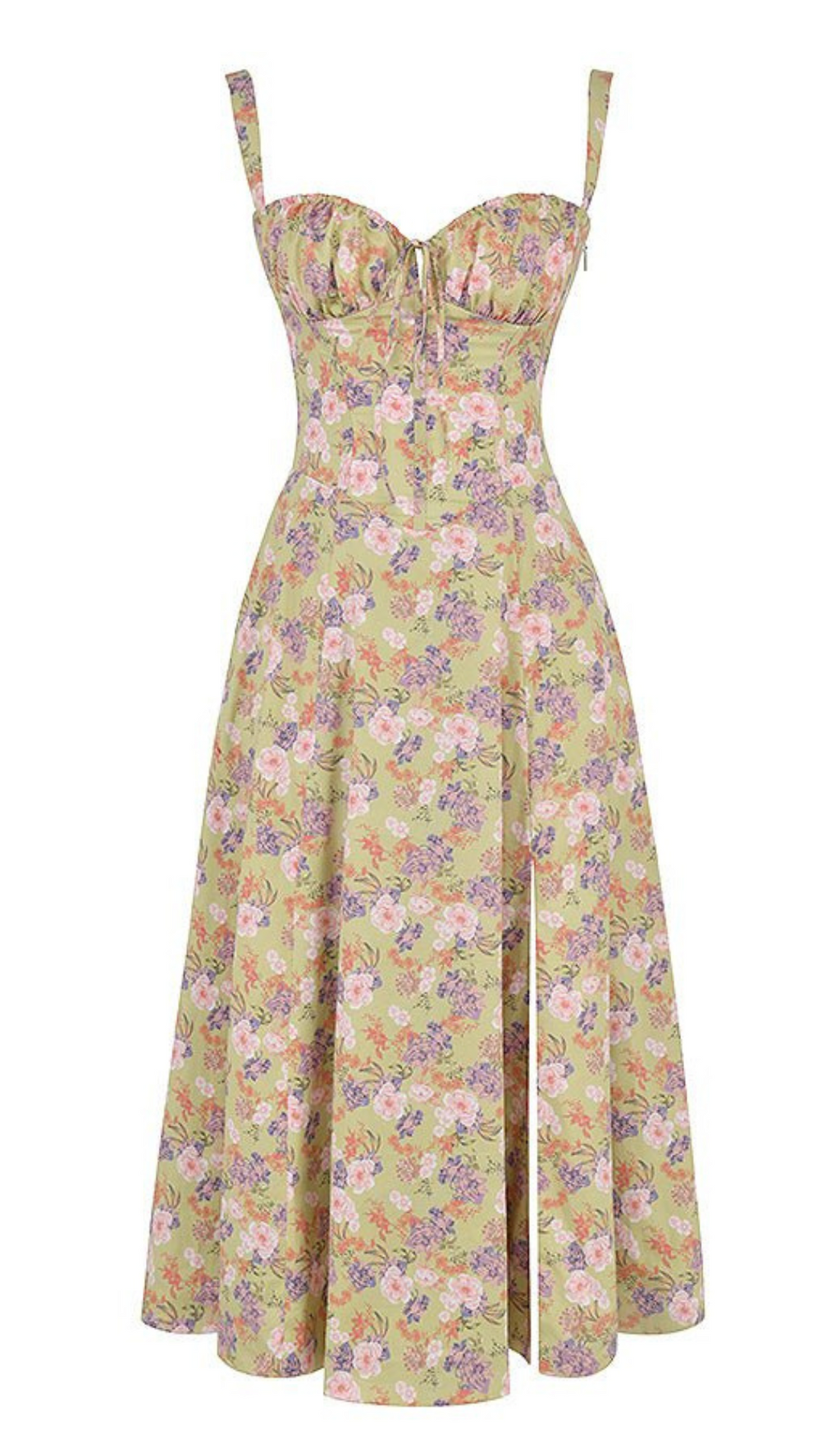 Valenzora | Geblümtes Midikleid für Damen