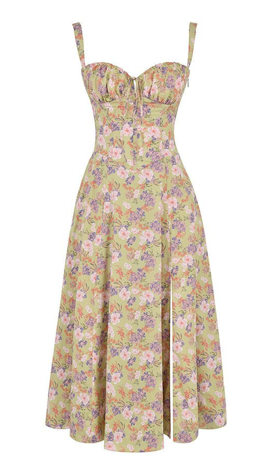 Valenzora | Geblümtes Midikleid für Damen