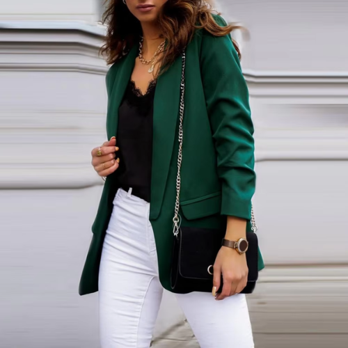 Valenzora | Elegante Damenblazer mit Ein-Knopf-Verschluss, ideal fürs Büro