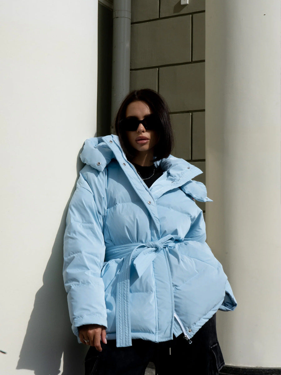Valenzora | Trendige Winterkapuzenjacke aus Baumwolle