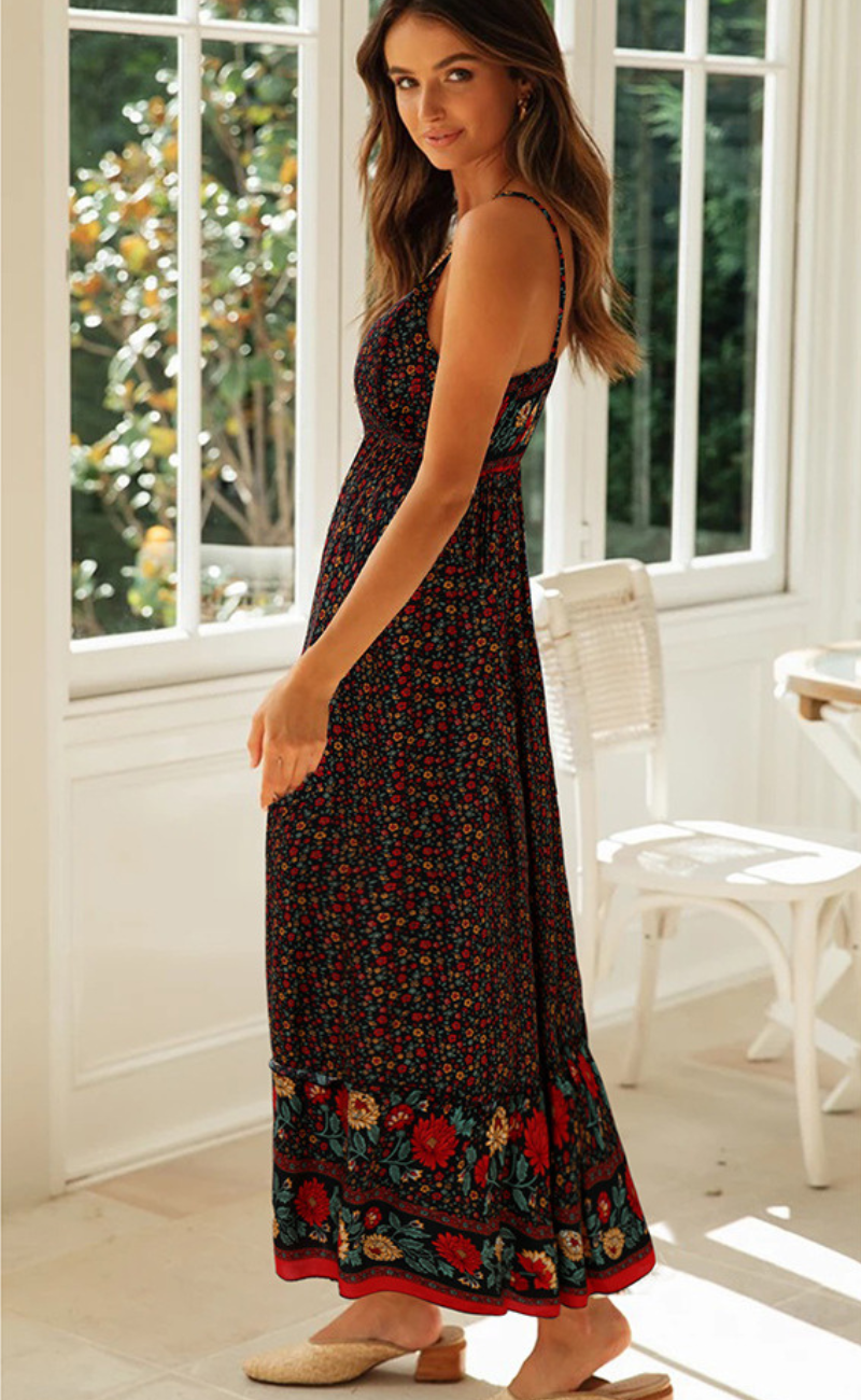 Boho-Trägerkleid
