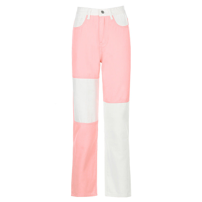 Valenzora Jeans with high waist and straight leg, women's