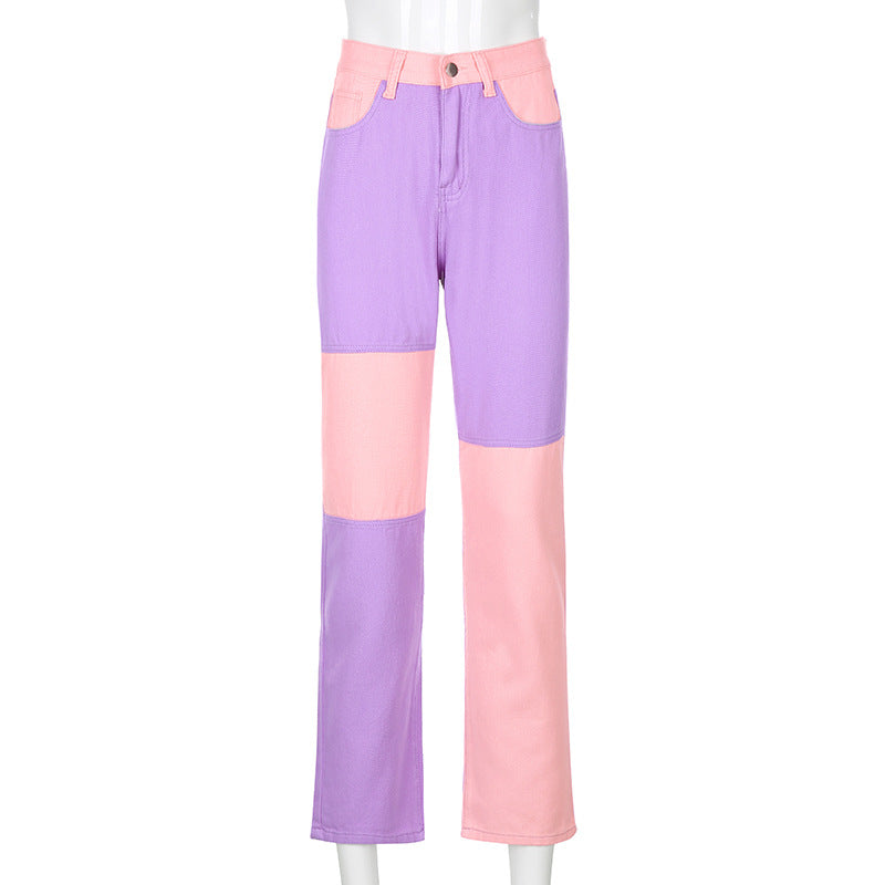 Valenzora Jeans mit hoher Taille und geradem Bein, Damen