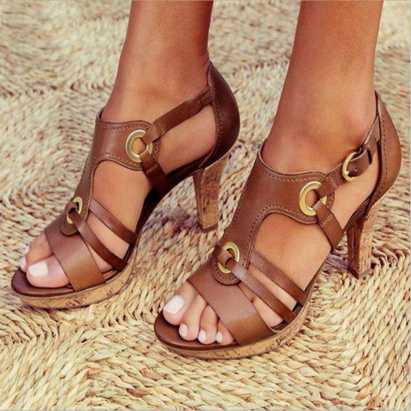 Valenzora | Trendige Plateau-Sandalen