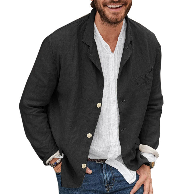 Valenzora | Casual cotton and linen jacket