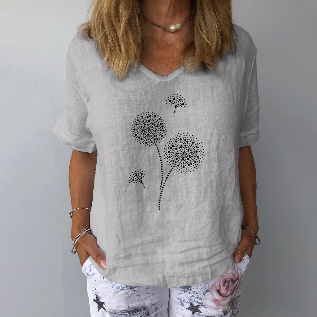 Valenzora | Casual cotton-linen shirt for women