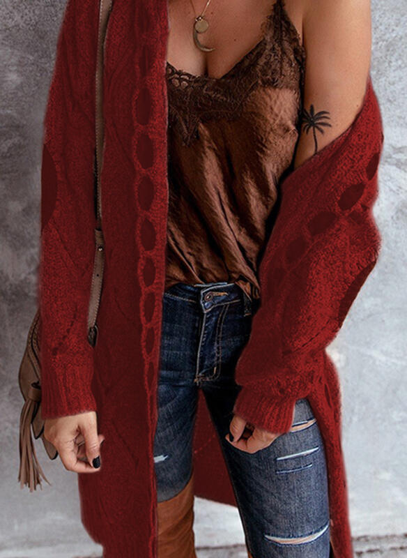 Valenzora | Fashionable cardigan with hood