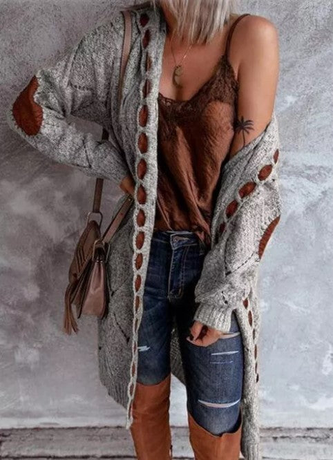 Valenzora | Fashionable cardigan with hood