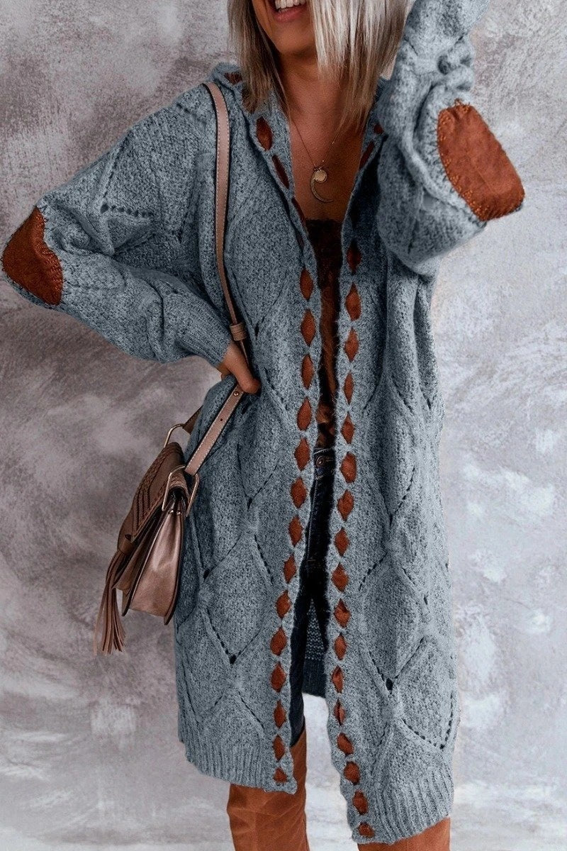 Valenzora | Fashionable cardigan with hood