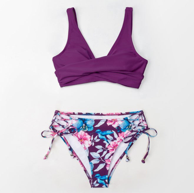 Valenzora | Bedruckter Bikini Badeanzug für Damen