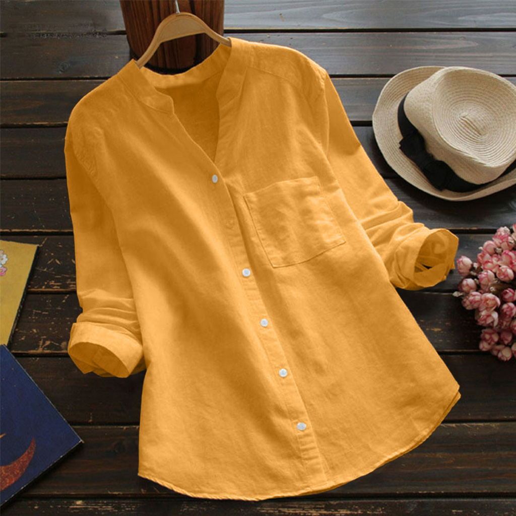 Valenzora | Casual, loose-fitting shirt made of linen and cotton