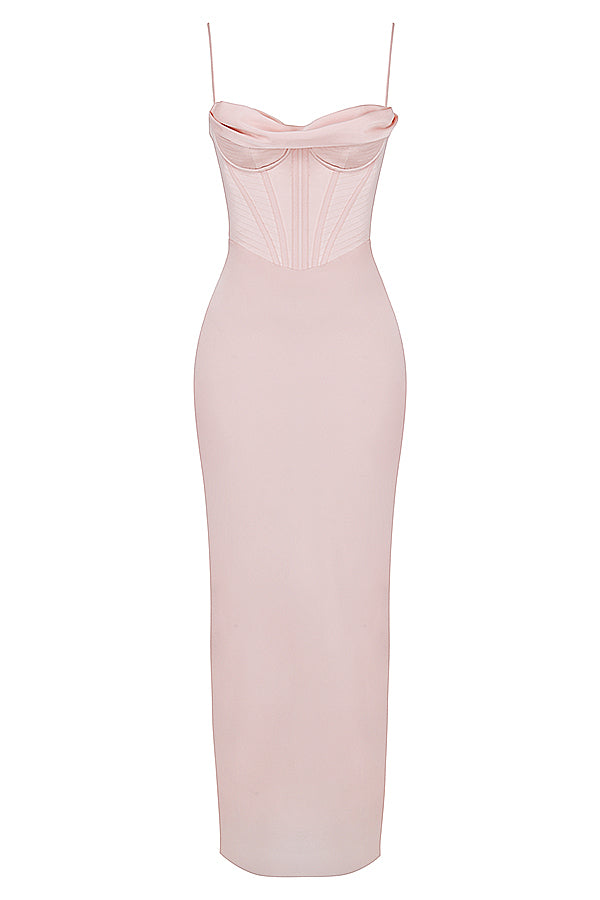 Valenzora | Maxi dress with off-the-shoulder design