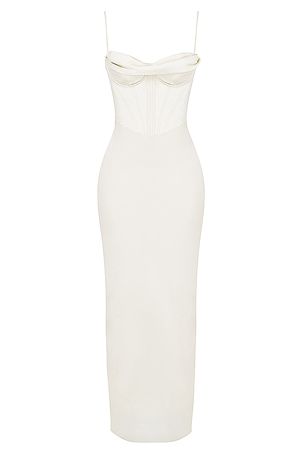 Valenzora | Maxi dress with off-the-shoulder design