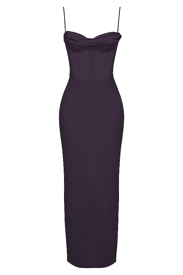 Valenzora | Maxi dress with off-the-shoulder design