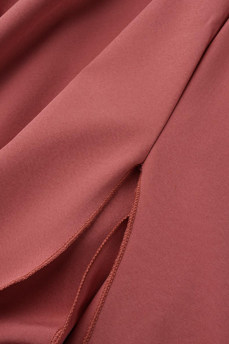 Valenzora | Elegant Solid Color High Opening V-Neck Sleeveless Dress - 3 Colors