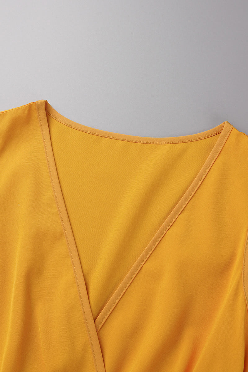 Valenzora | Elegant Solid Color High Opening V-Neck Sleeveless Dress - 3 Colors