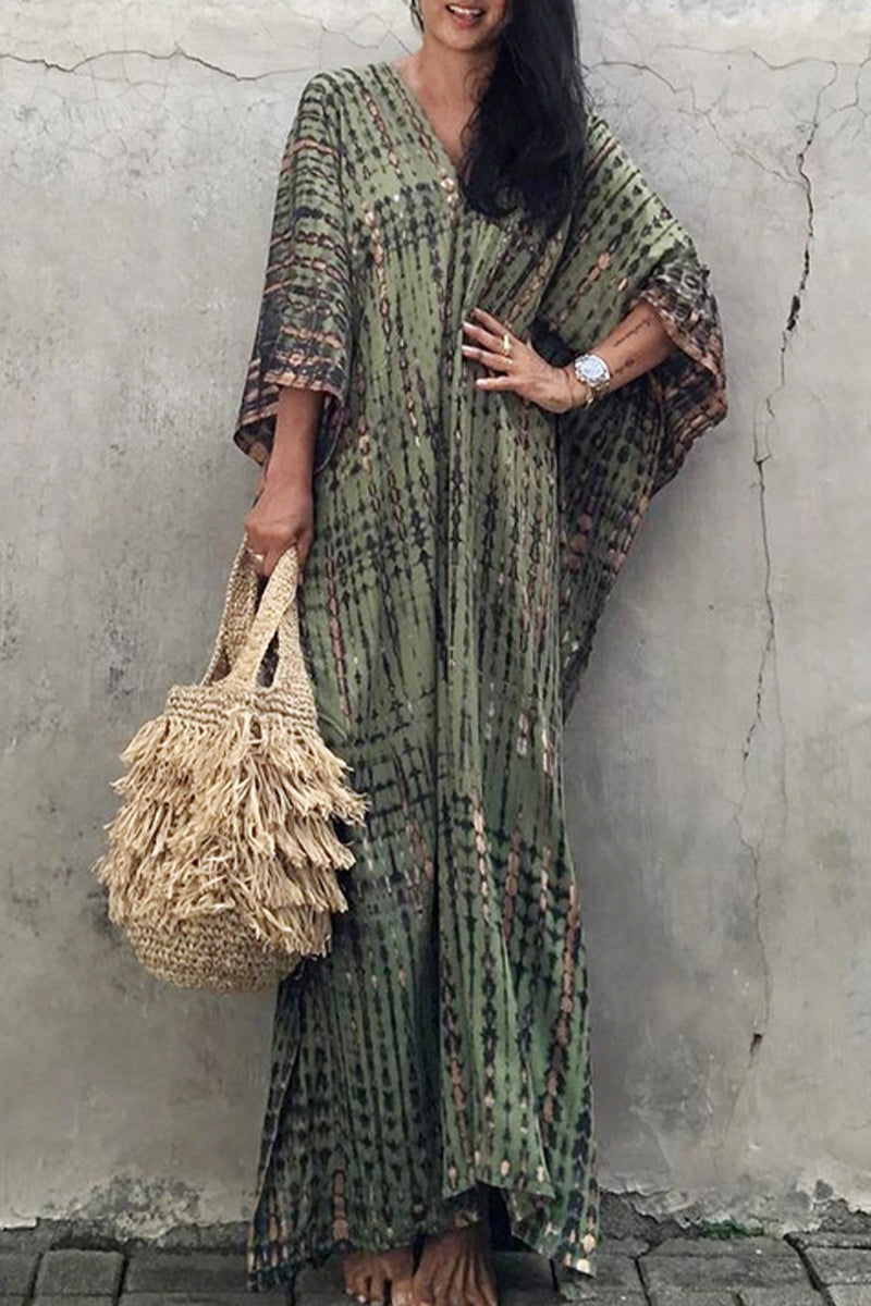 Valenzora | Lässiges Strandkleid mit Print als Überwurf für Bademode
