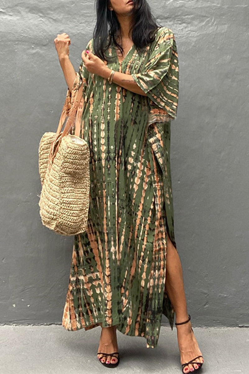 Valenzora | Lässiges Strandkleid mit Print als Überwurf für Bademode