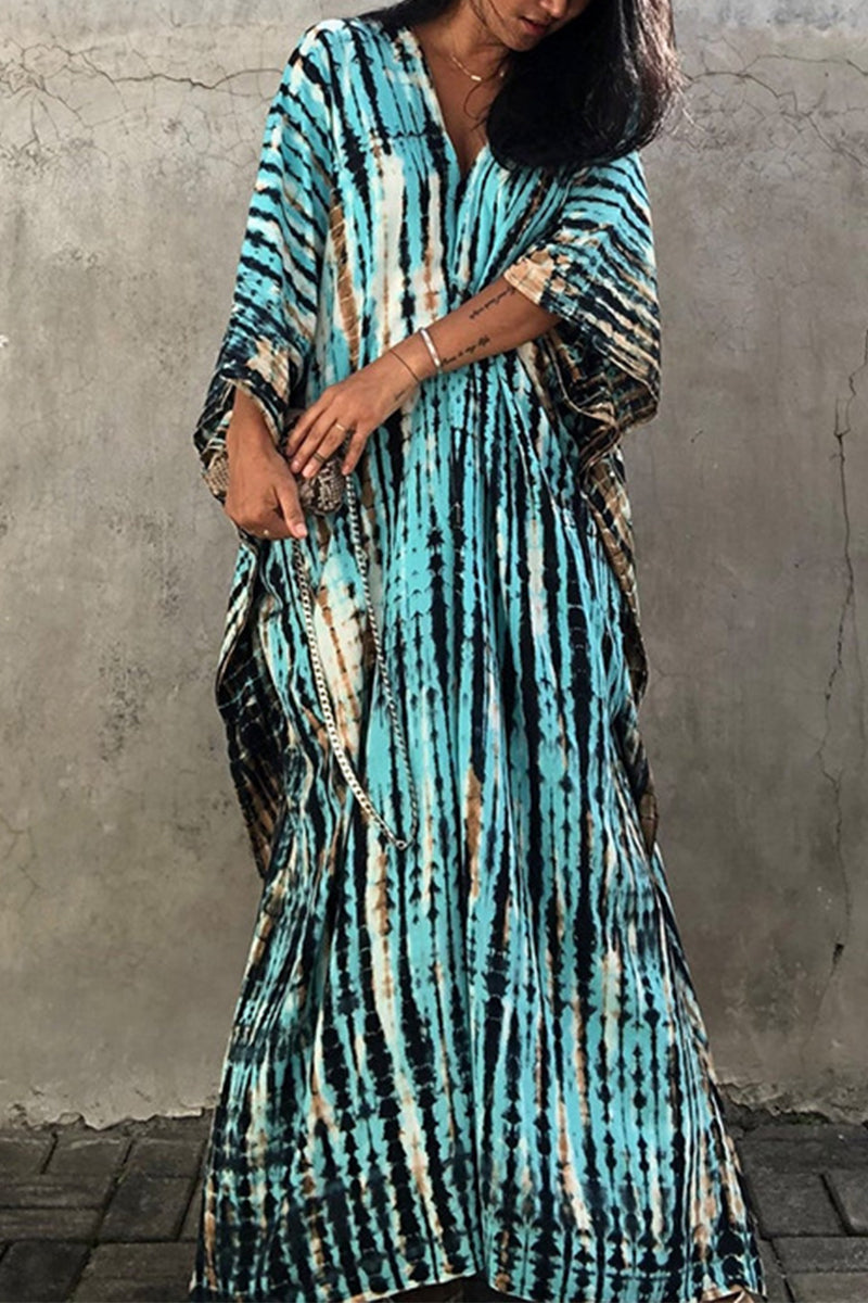 Valenzora | Lässiges Strandkleid mit Print als Überwurf für Bademode