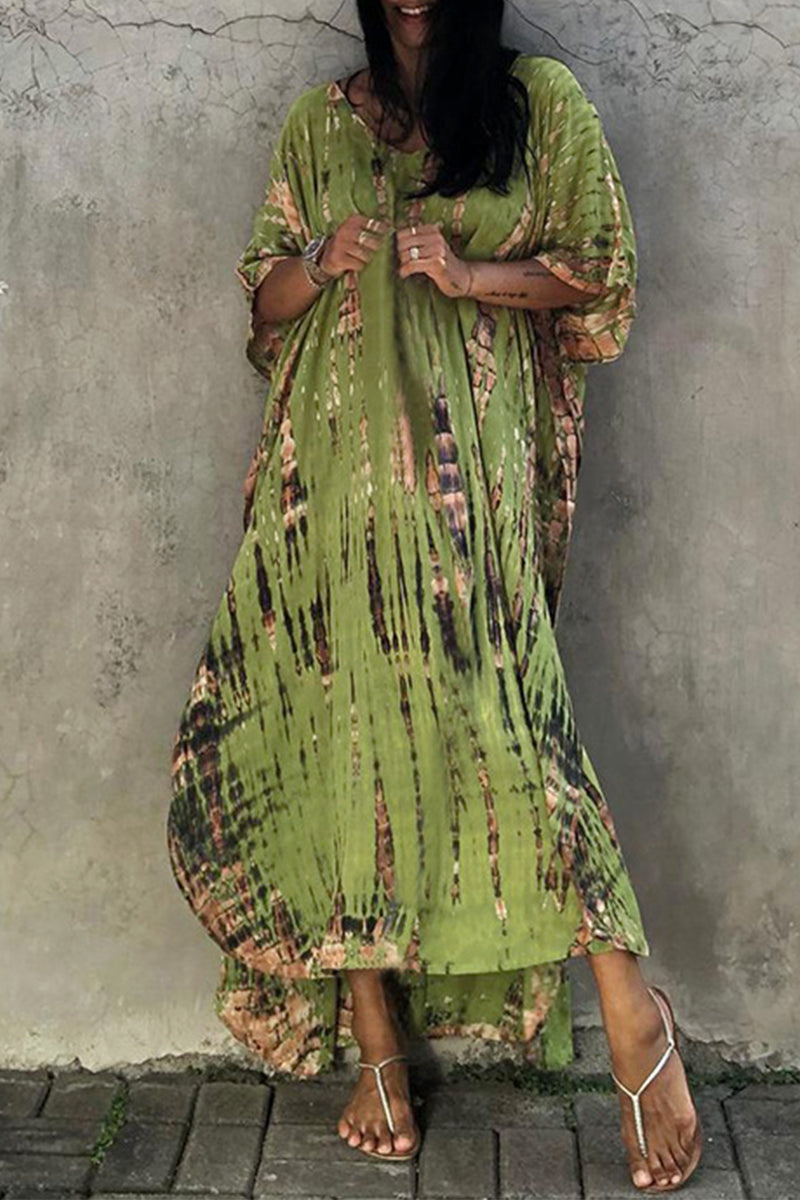 Valenzora | Lässiges Strandkleid mit Print als Überwurf für Bademode