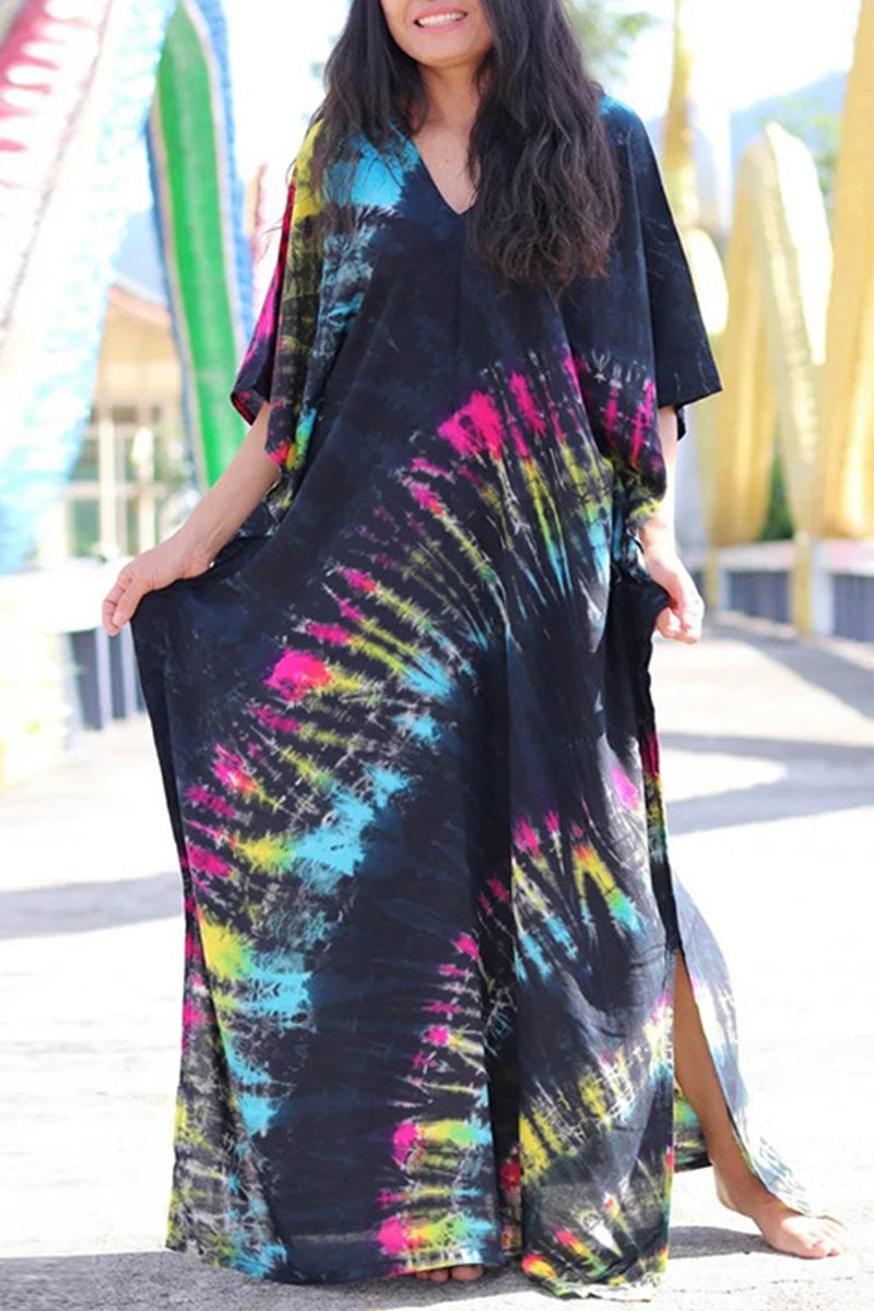 Valenzora | Casual Holiday Print Swimwear Cover Up