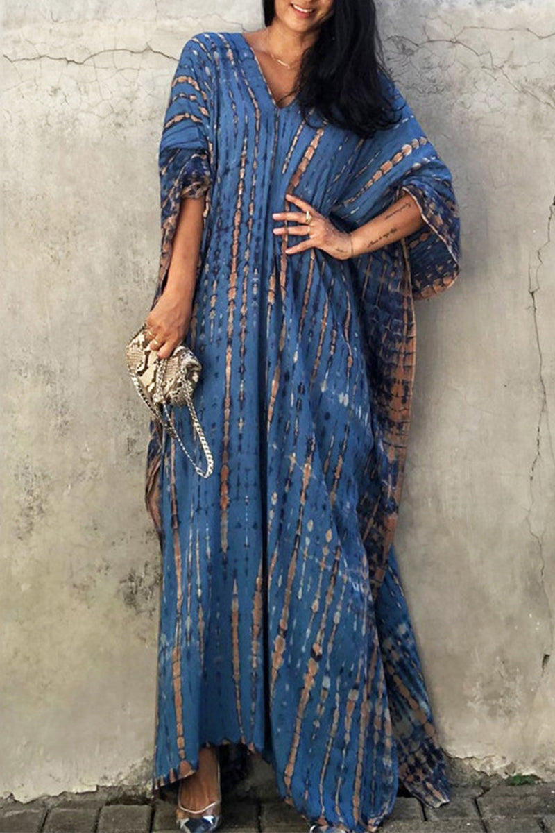 Valenzora | Lässiges Strandkleid mit Print als Überwurf für Bademode