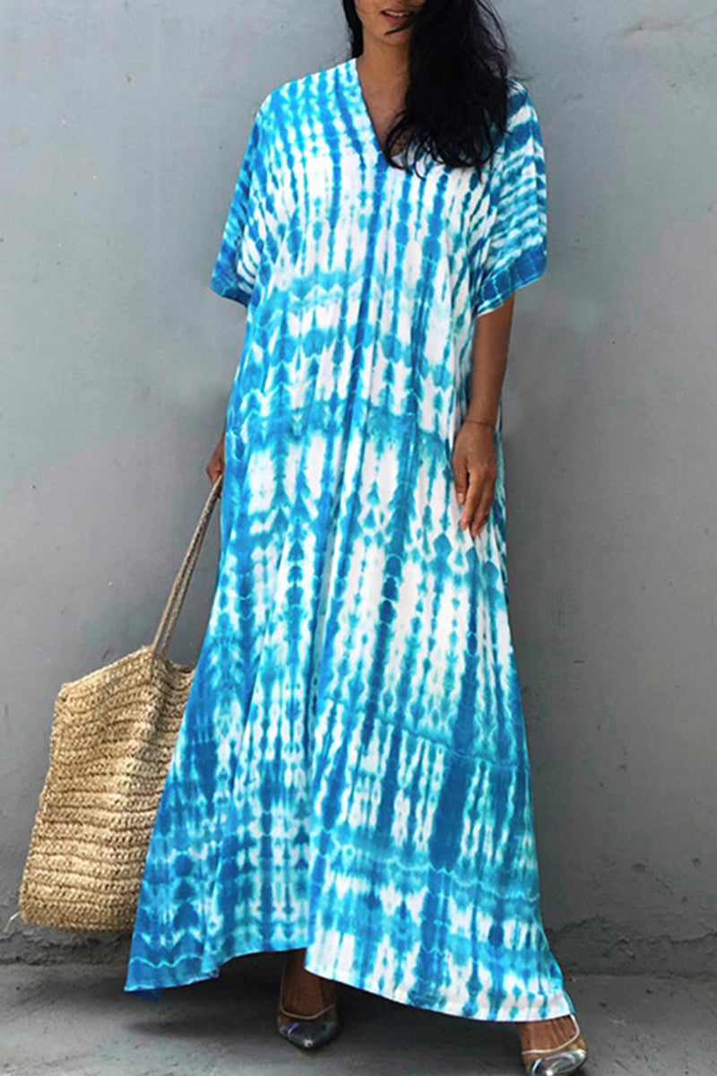 Valenzora | Casual Holiday Print Swimwear Cover Up