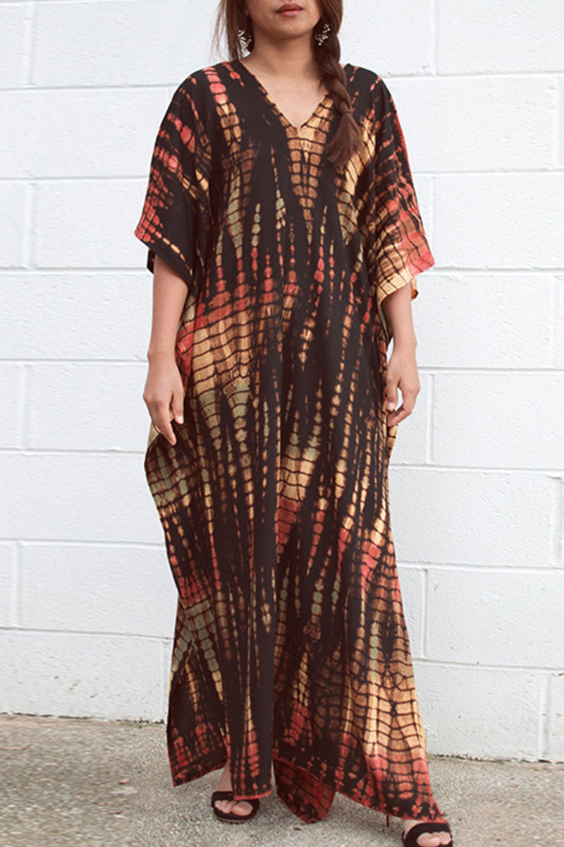Valenzora | Lässiges Strandkleid mit Print als Überwurf für Bademode
