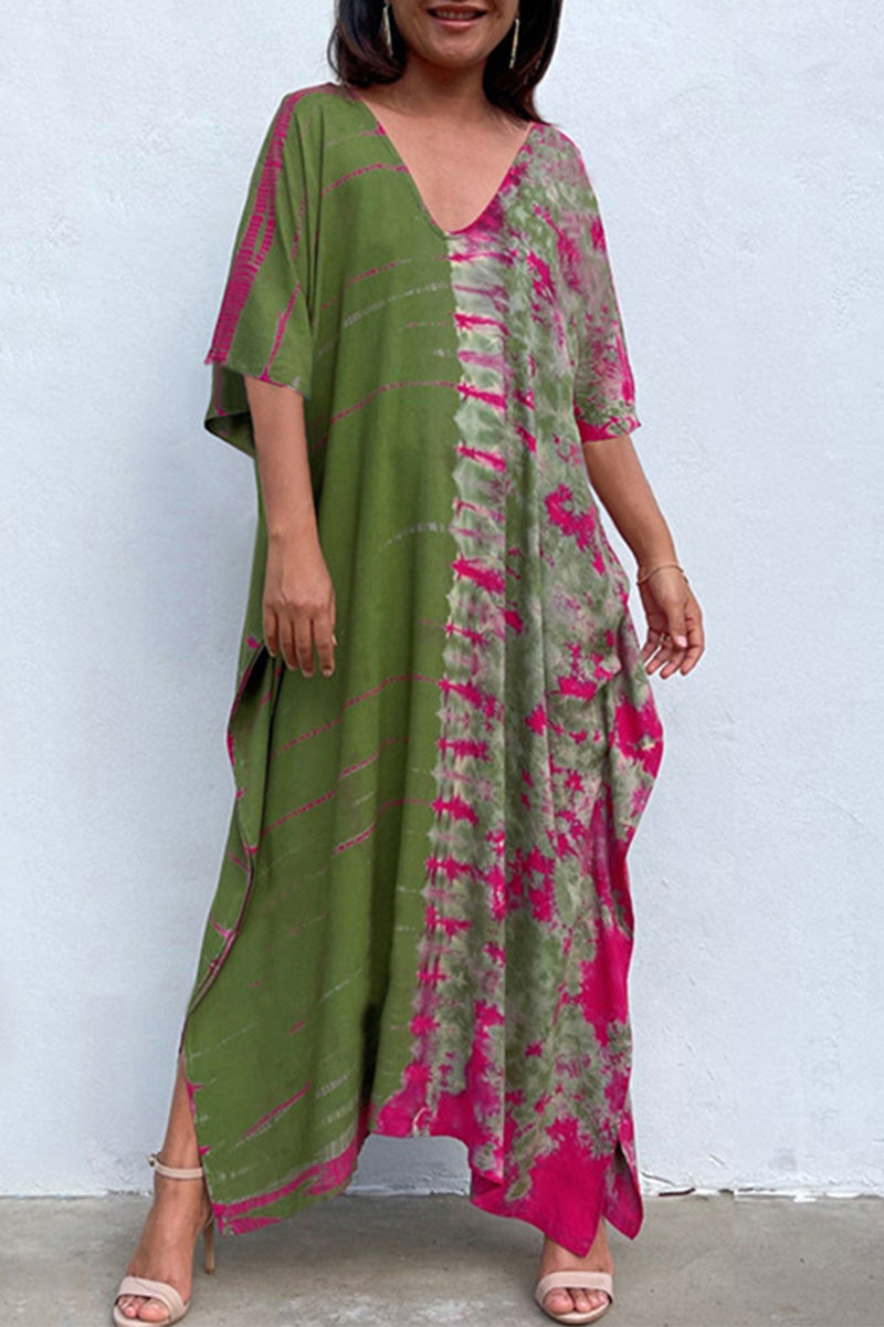 Valenzora | Lässiges Strandkleid mit Print als Überwurf für Bademode